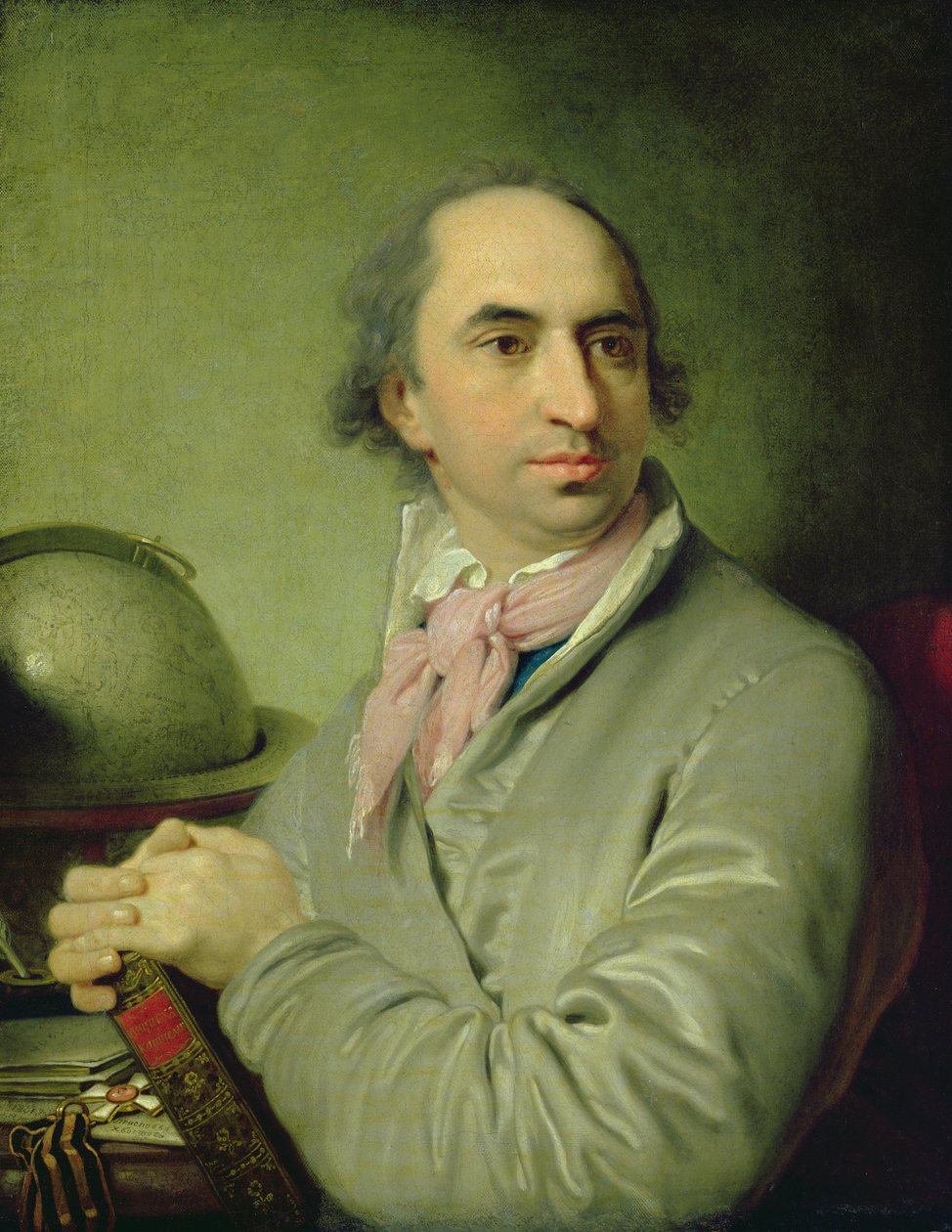 Porträt von Alexander Semenovitsch Chvostov (1753-1820), 1801 von Vladimir Lukich Borovikovsky