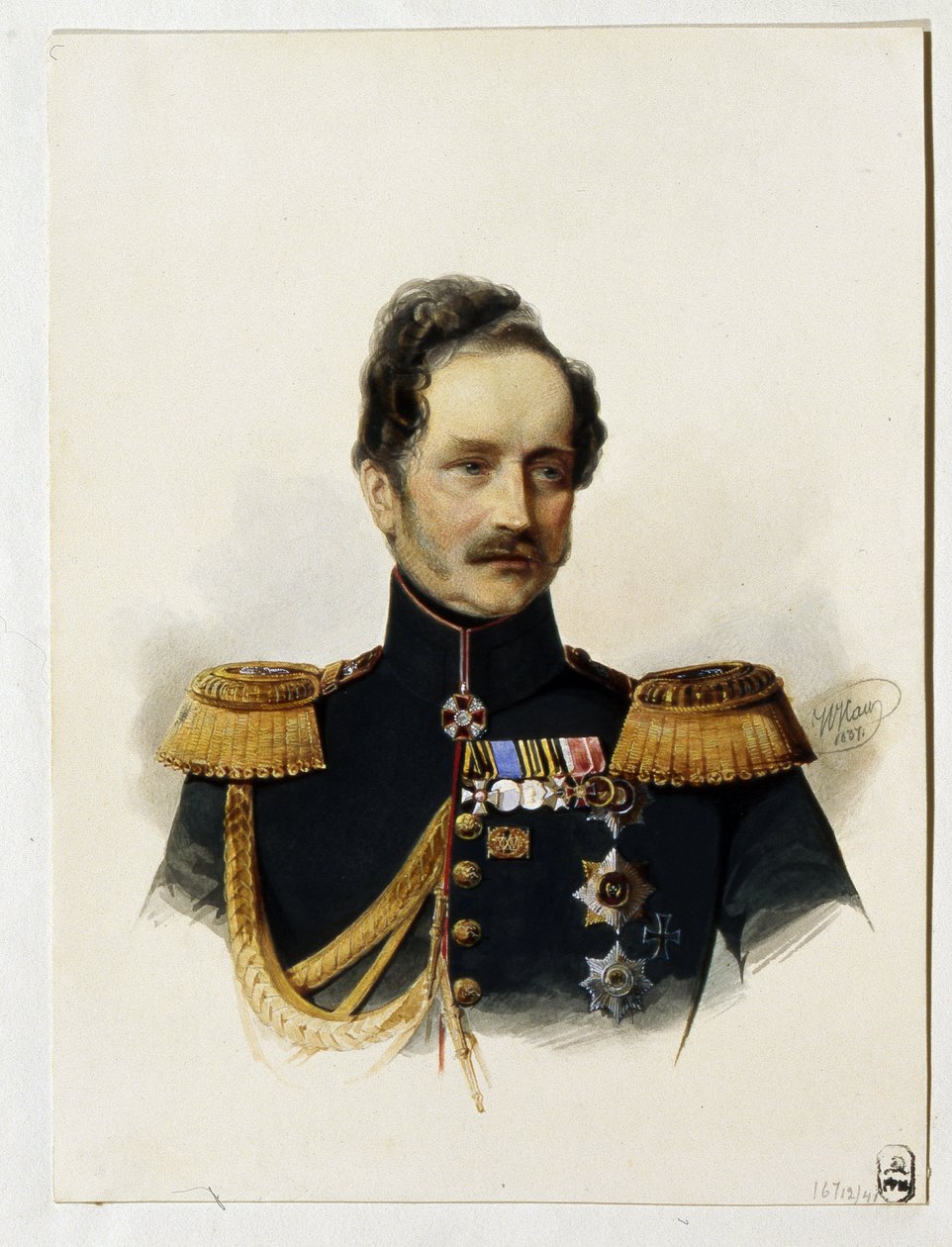 Porträt des Prinzen Alexey Fyodorovich Orlov von Vladimir Ivanovich Hau