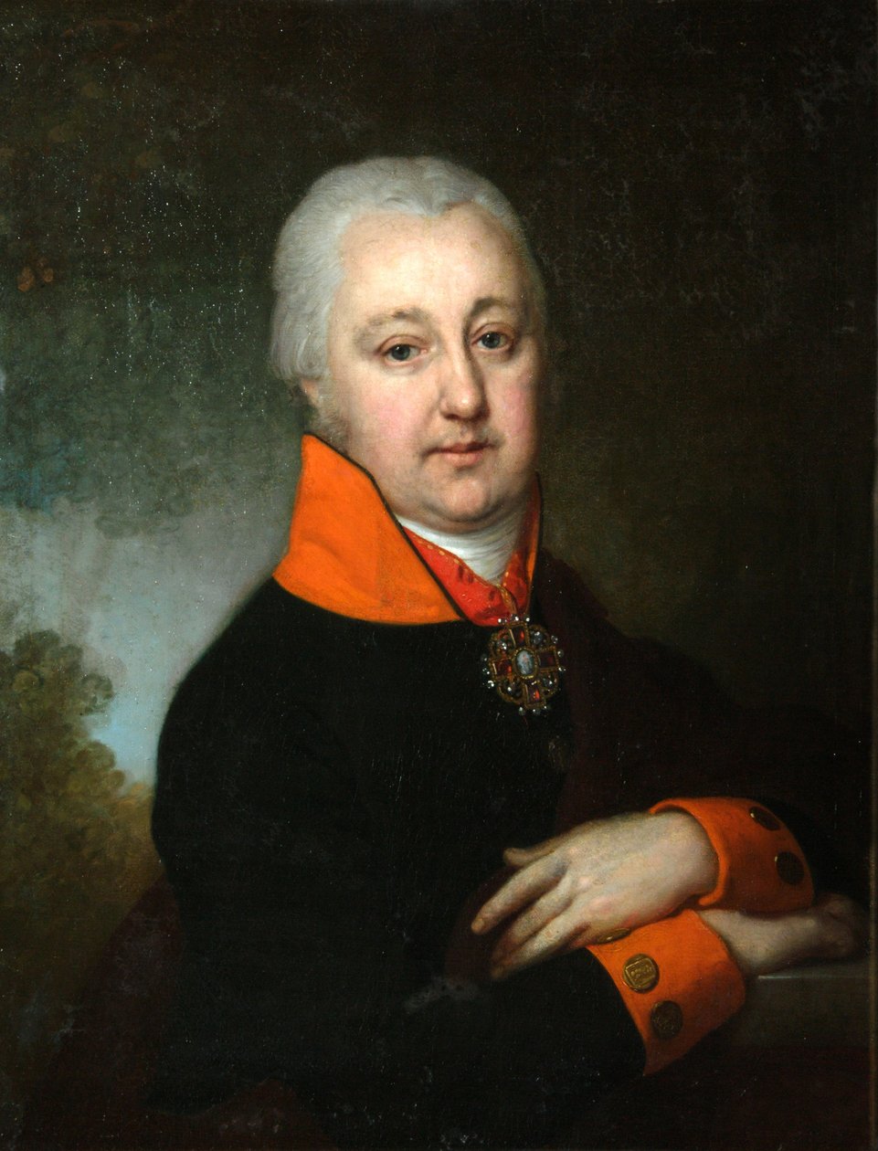 Porträt von Nikolai Michailowitsch Jakowlew, 1802 von Vladimir Lukich Borovikovsky