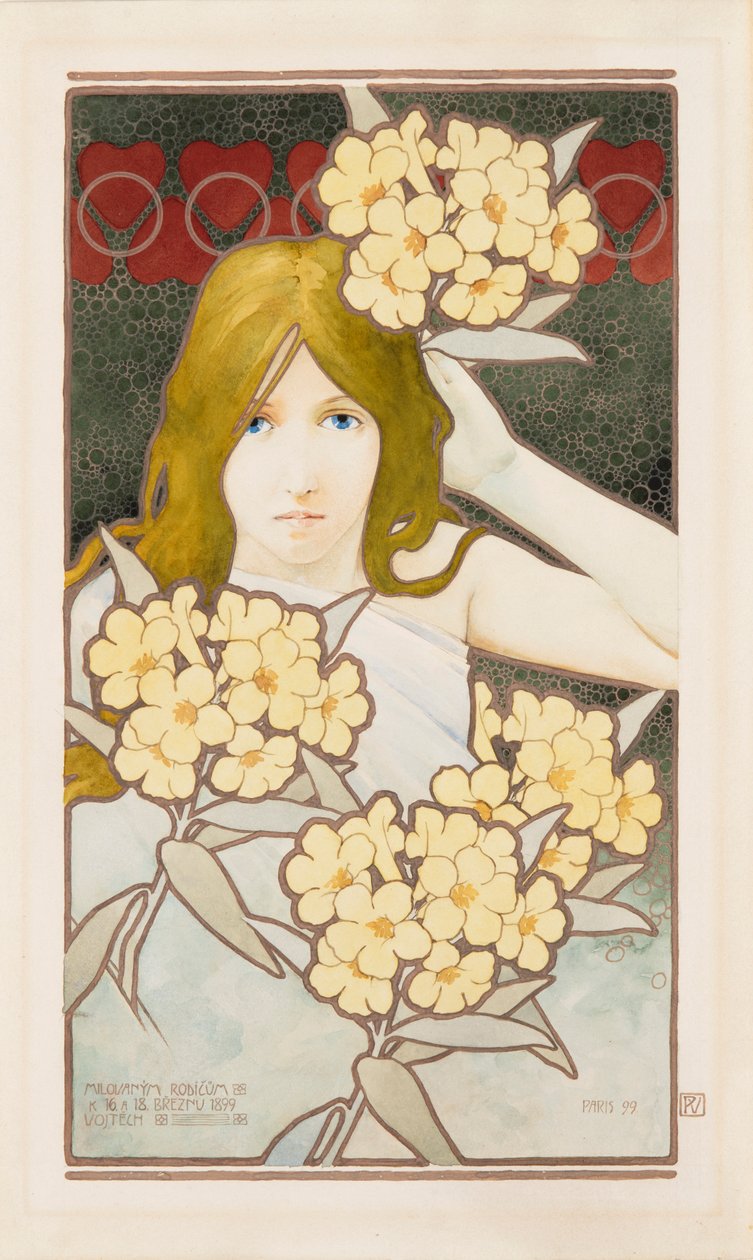 Tag und Nacht Diptychon, 1899 von Vojtěch Preissig