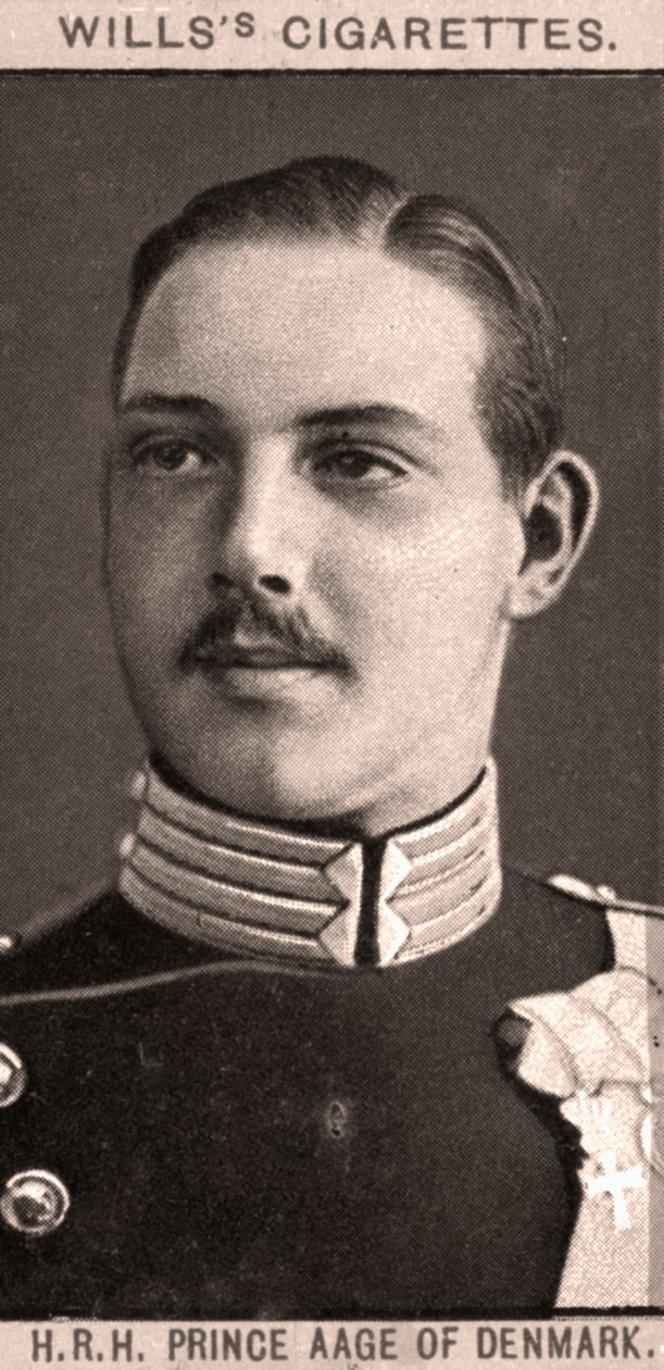 Prinz Aage von Dänemark, 1908 von WD and HO Wills