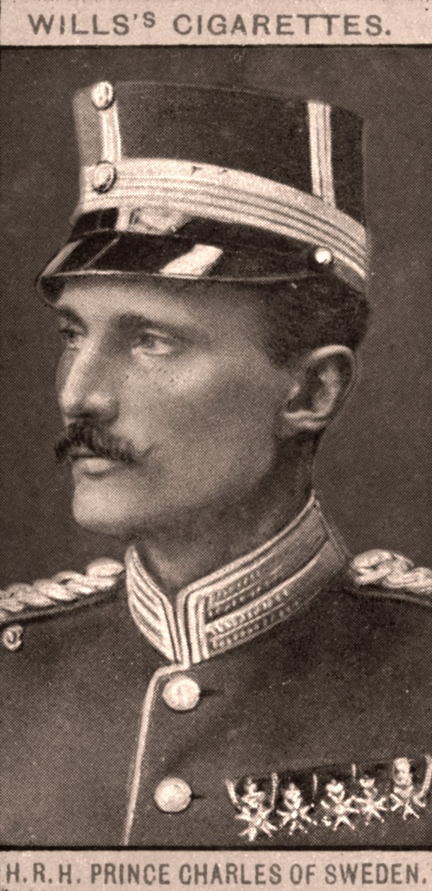 Seine Königliche Hoheit Prinz Karl von Schweden, 1908 von WD and HO Wills