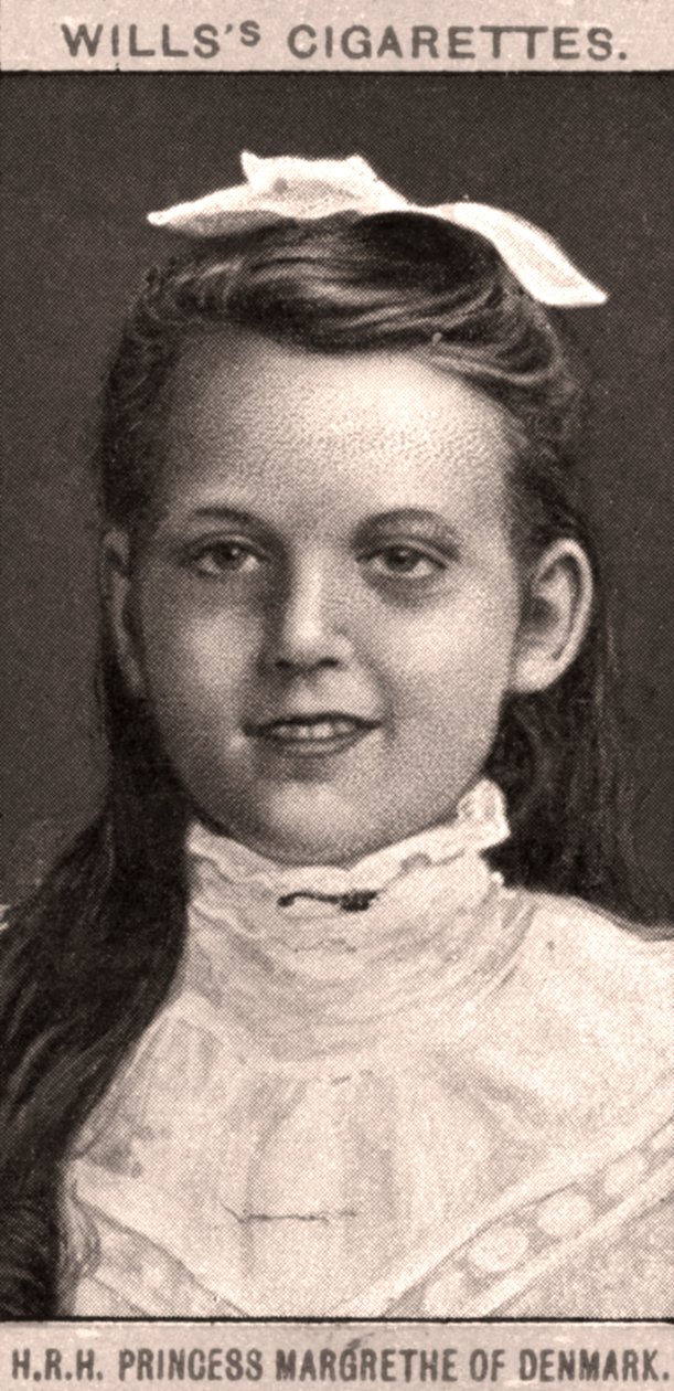 Ihre Königliche Hoheit Prinzessin Margrethe von Dänemark, 1908 von WD and HO Wills