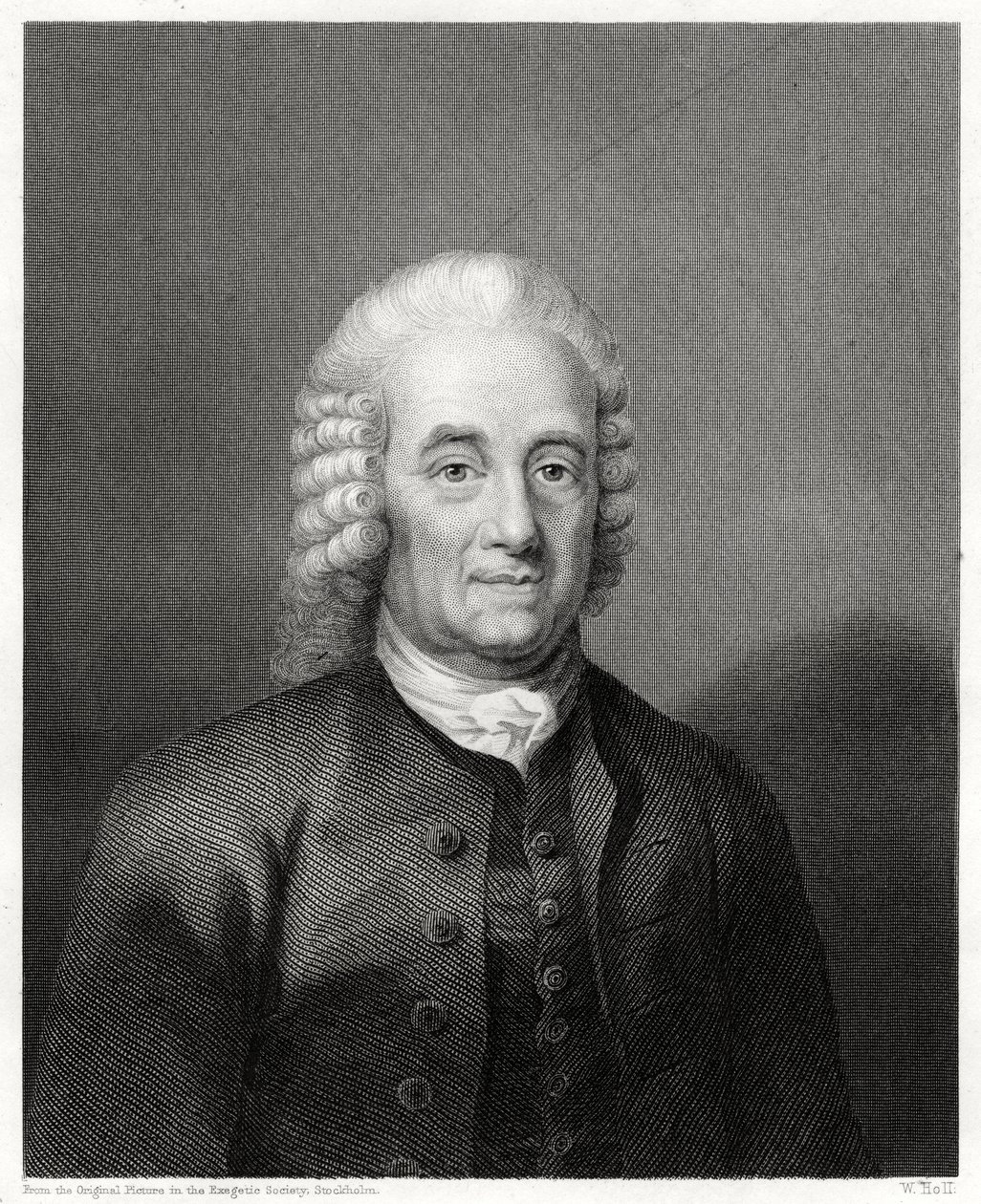 Emanuel Swedenborg, schwedischer Philosoph, Mystiker und Kosmologe, 1884 von W. Holl