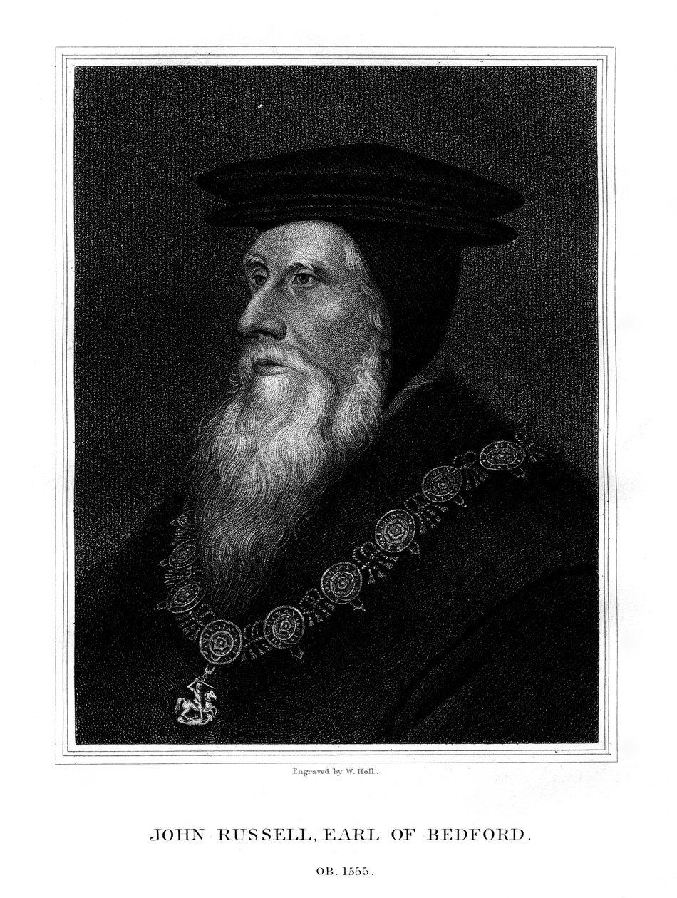 John Russell, 1. Earl of Bedford, englischer königlicher Minister, 1825 von W. Holl