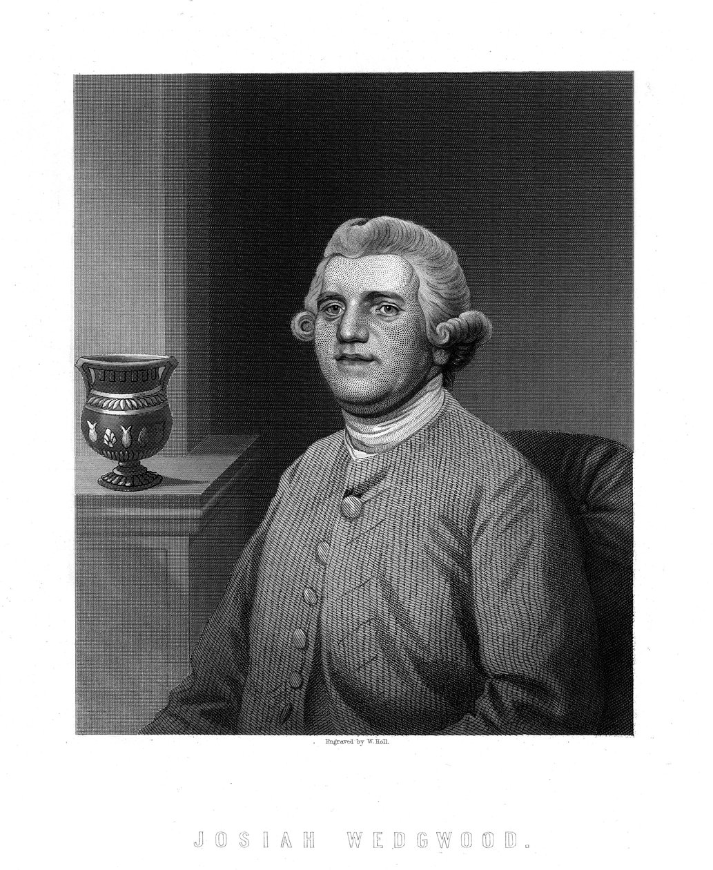 Josiah Wedgwood, englischer Industrieller und Töpfer von W. Holl