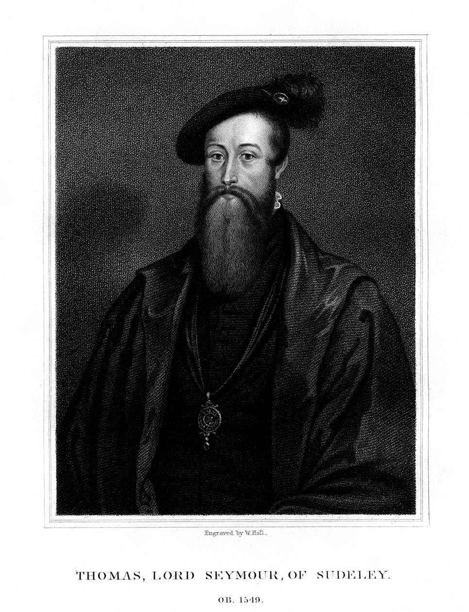 Thomas Seymour, Baron Seymour von Sudeley, jüngerer Bruder von Jane Seymour von W. Holl