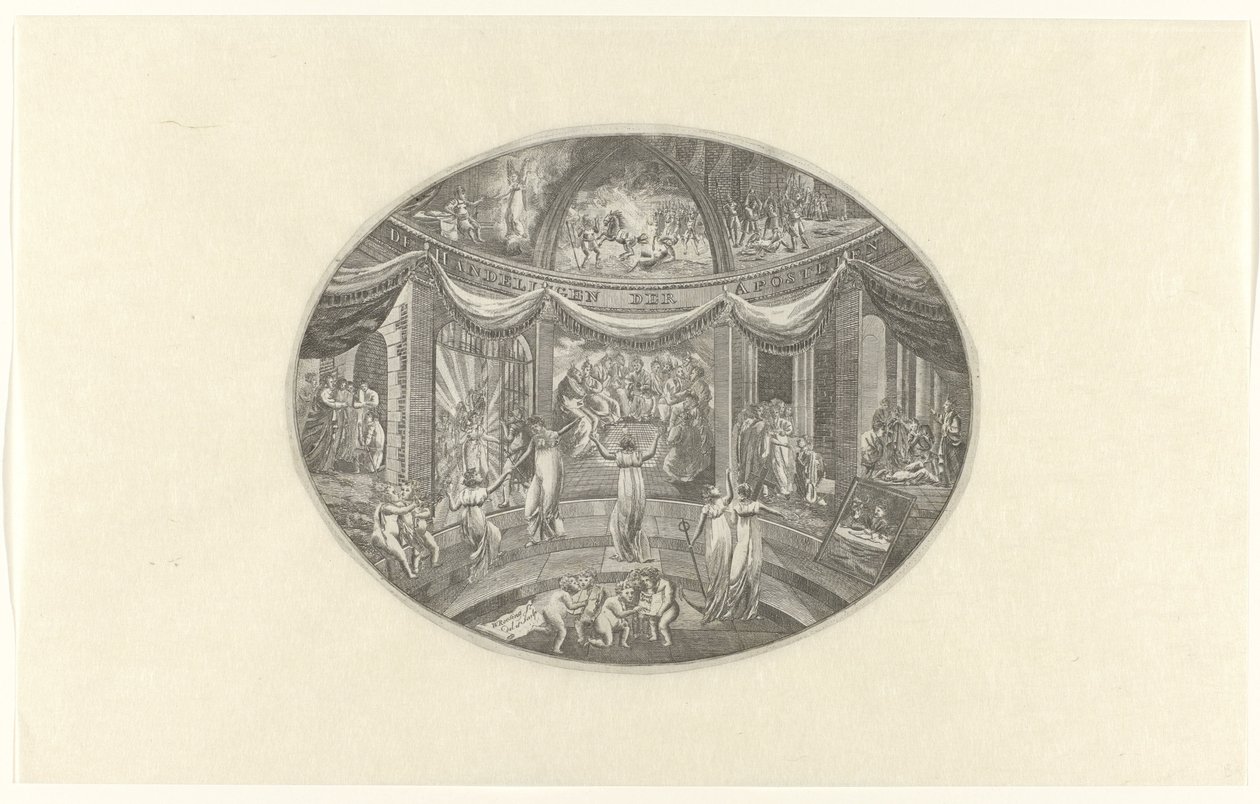 Allegorische Darstellung der Apostelhandlungen von W. Roosing