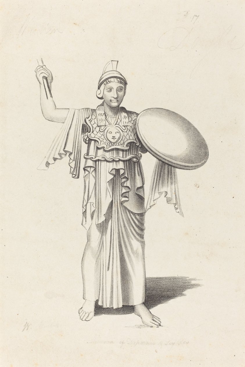 Minerva, nach einer Bronze von Daedalus von W. Walton after John Flaxman