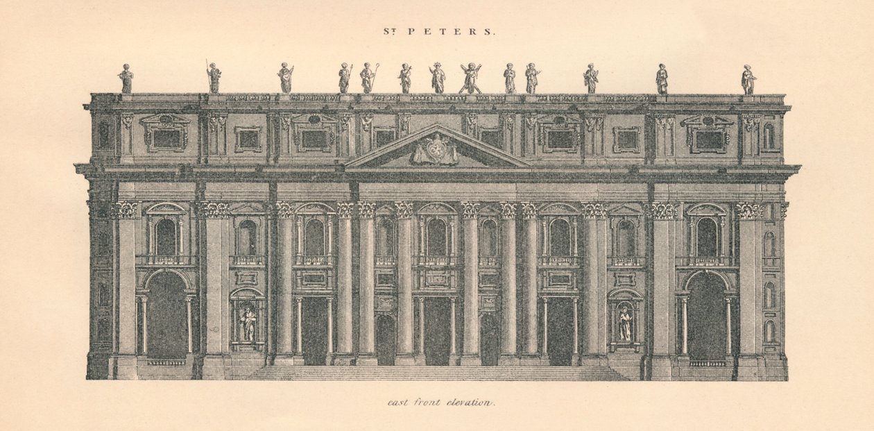 St. Peter - Ostfassade, 1889 von W and AK Johnston