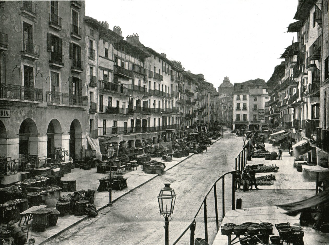Der Marktplatz, Zaragoza, Spanien von W and S Ltd