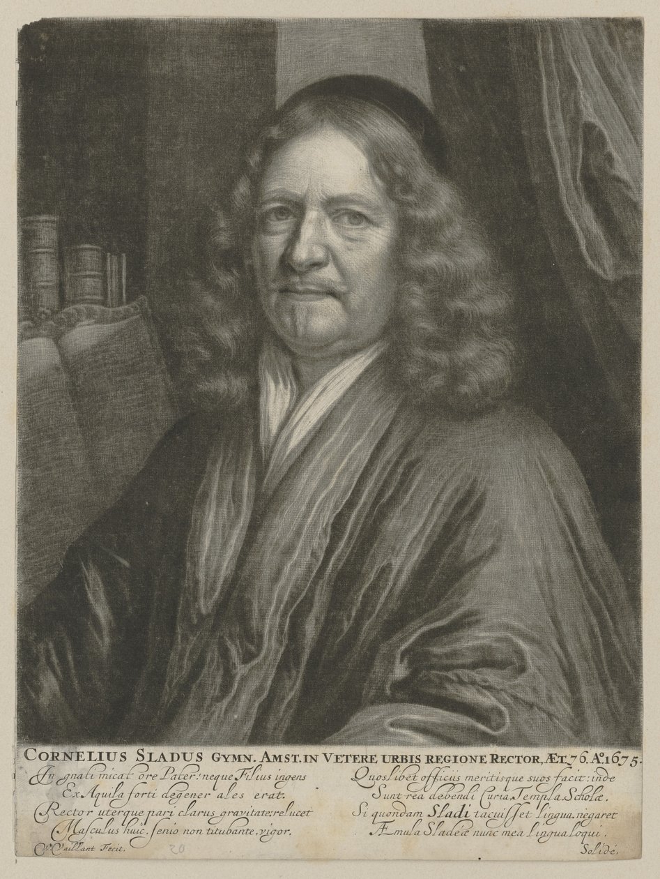 Porträt von Cornelis Sladus von Wallerant Vaillant