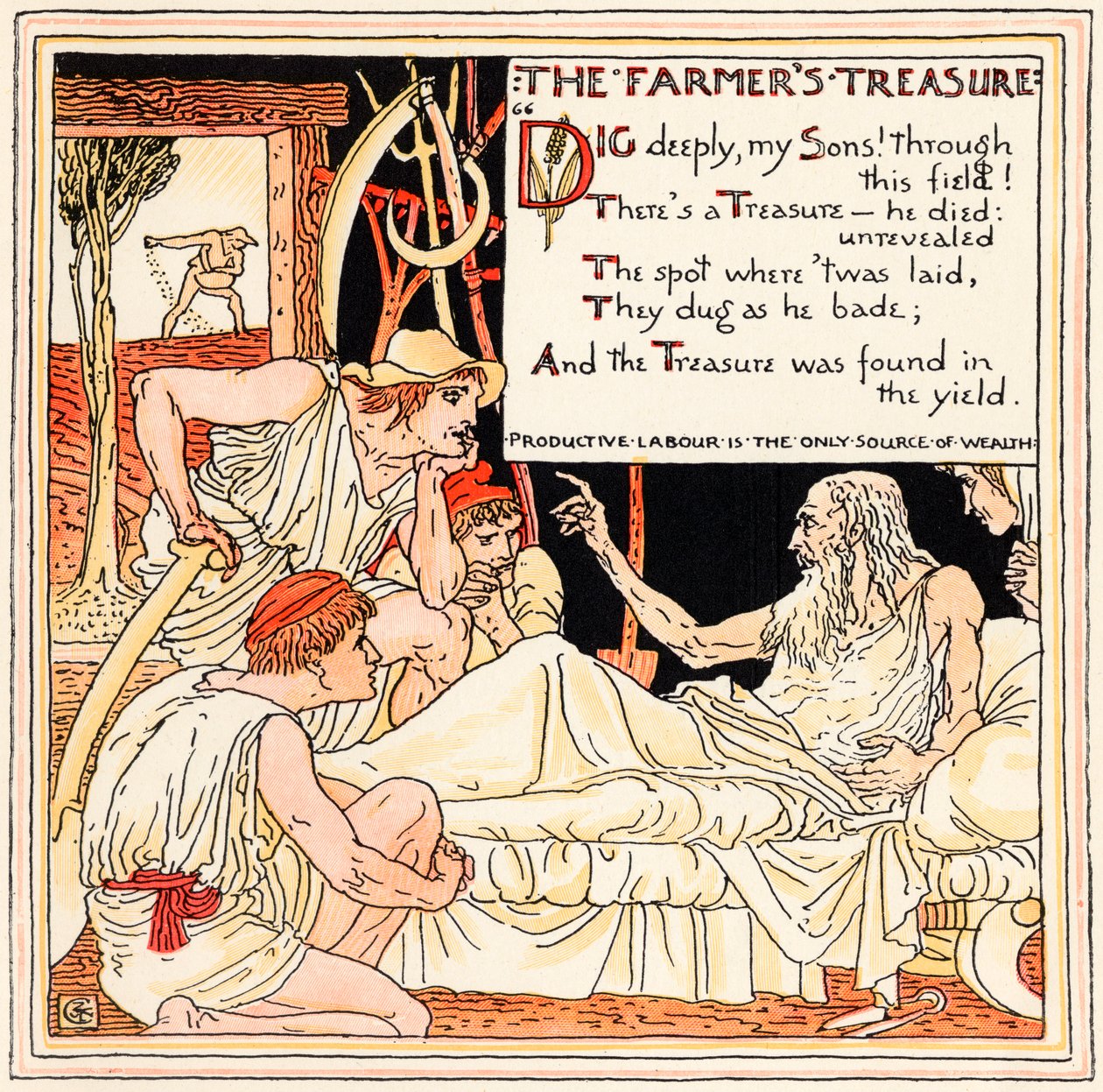 Der Schatz des Bauern, Illustration aus 