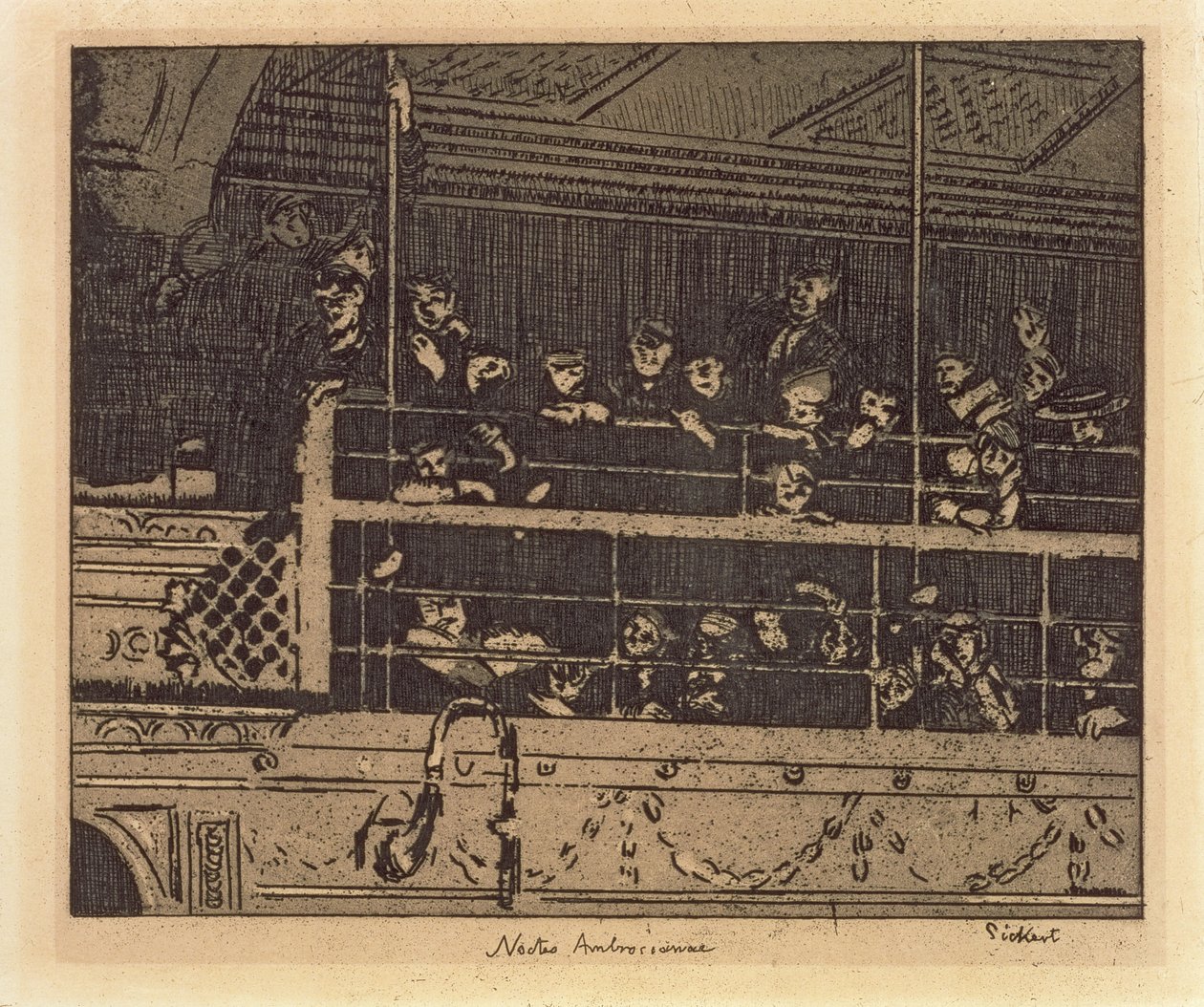 Noctes Ambrosianae (Ambrosianische Nächte) 1906 von Walter Richard Sickert
