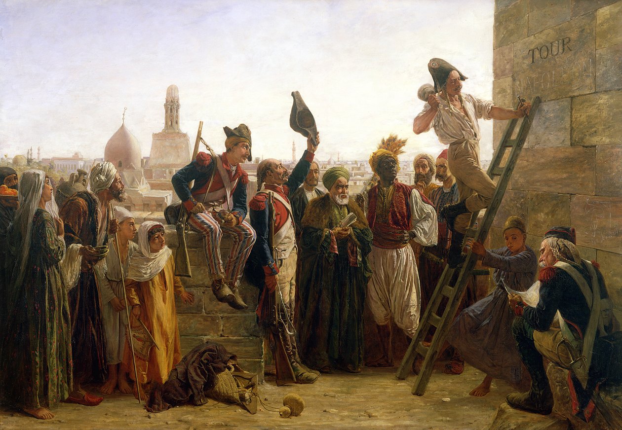 Die Franzosen in Kairo im Jahr 1800 von Walter Charles Horsley