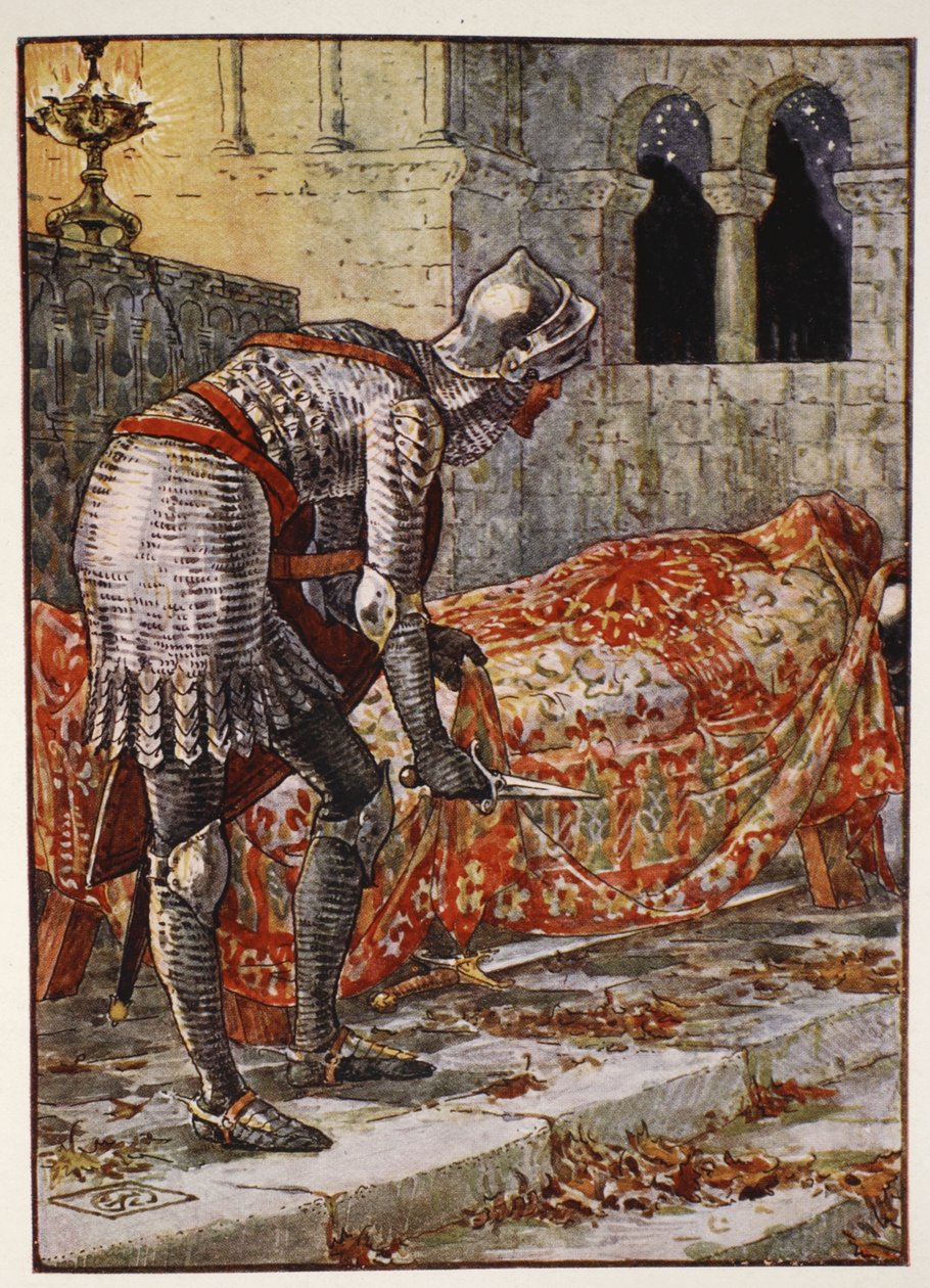 Sir Lancelot in der Chapel Perilous, aus 