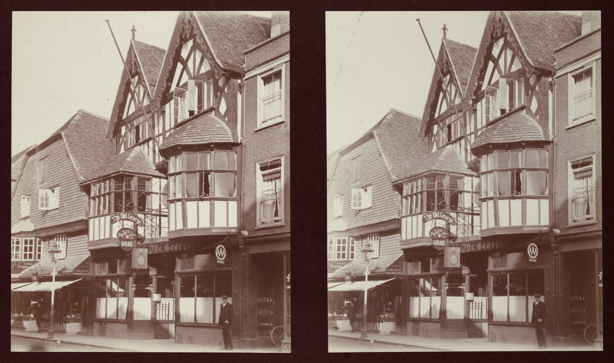 Old George Inn, 17 High Street, Salisbury, Wiltshire von Walter Edward Zehetmayr