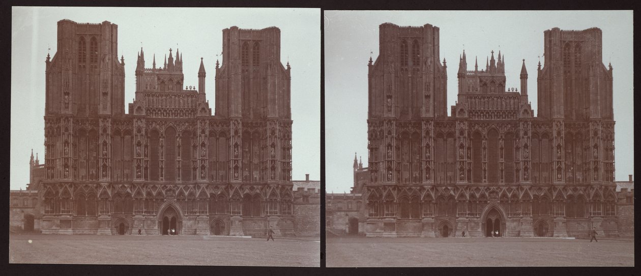 Wells Cathedral, Cathedral Green, Wells, Mendip, Somerset von Walter Edward Zehetmayr
