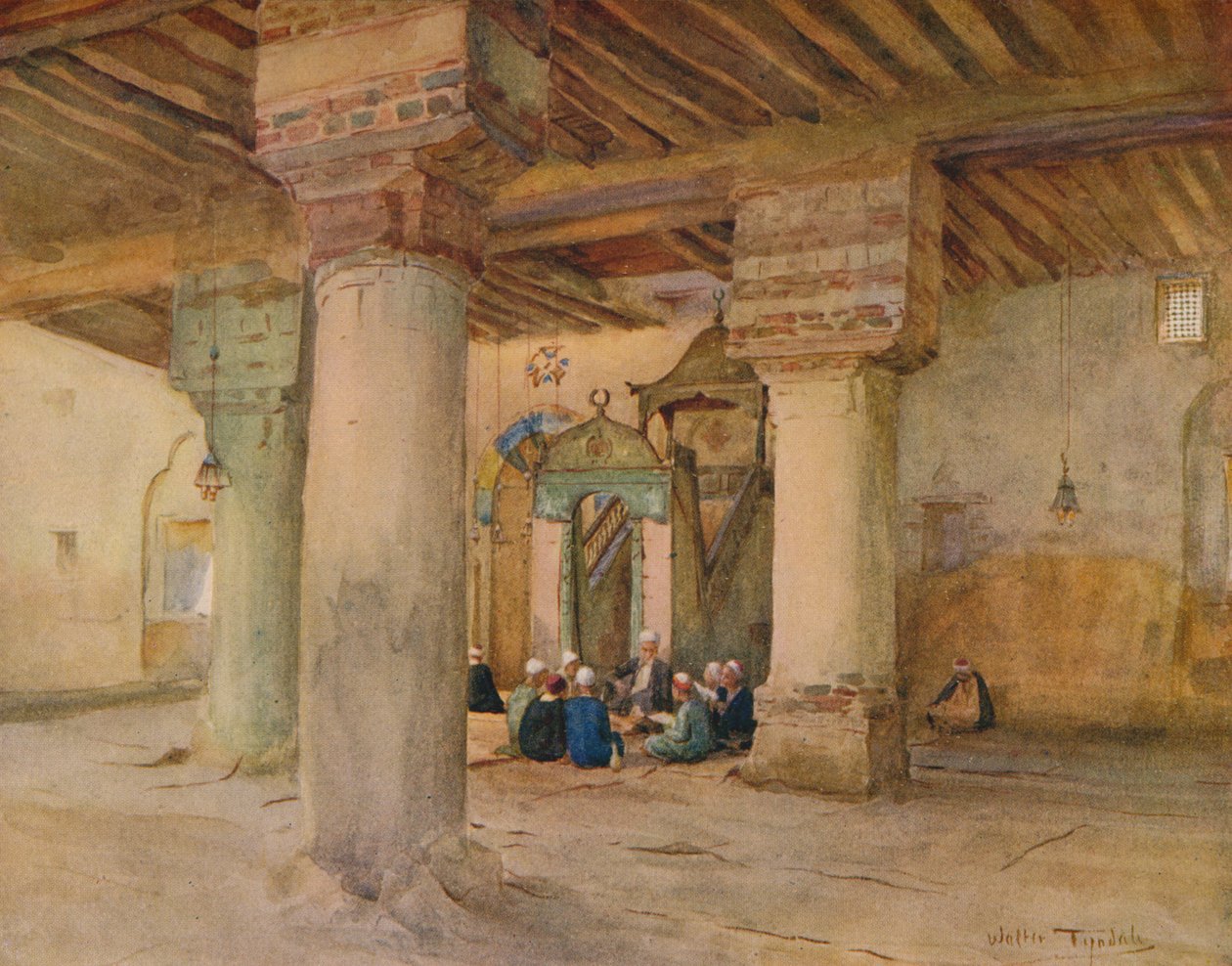 Die Moschee in Kosseir, um 1905, 1912 von Walter Frederick Roofe Tyndale