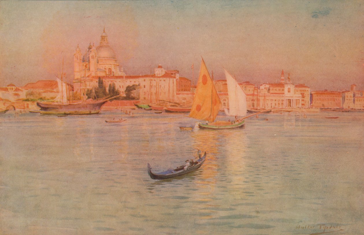 Der Gruß von der Giudecca, um 1900 1913 von Walter Frederick Roofe Tyndale