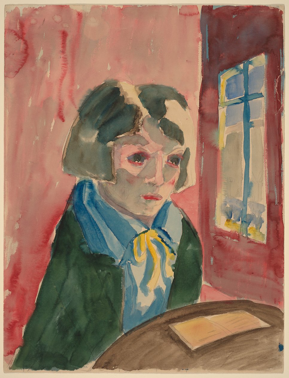 Mädchen am Fenster von Walter Gramatte
