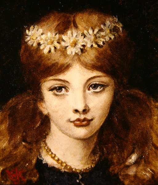 Porträt von Alice Knewstub, der Tochter des Künstlers von Walter John Knewstub