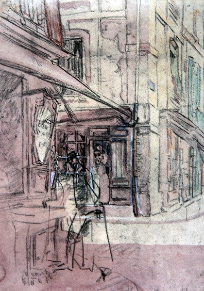Ein Geschäft in Dieppe, um 1907 von Walter Richard Sickert
