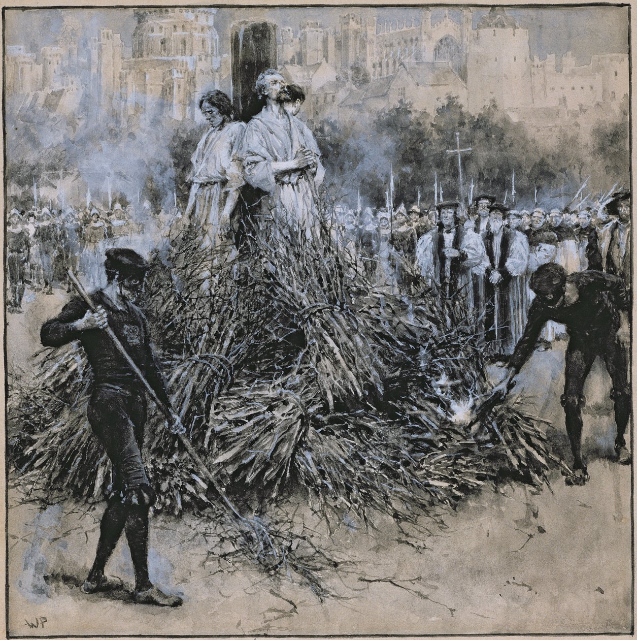 Das Martyrium von Robert Testwood von Walter Stanley Paget