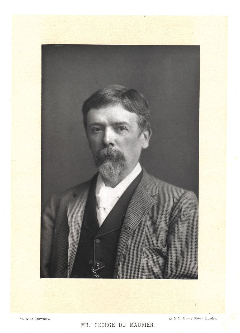 George Du Maurier, britischer Schriftsteller und Künstler, ca. 1895 von WandD Downey
