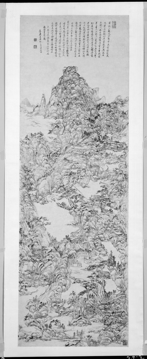 Gebirgslandschaft nach Wang Meng von Wang Yuanqi