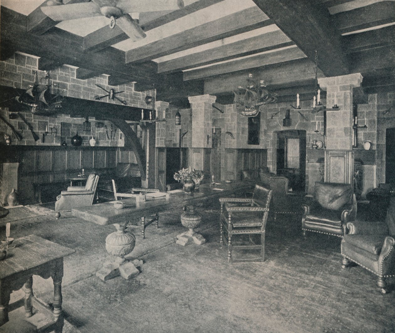 Der Freibeuter-Raum, Carlyle Club, Piccadilly, 1915 von Waring and Gillow