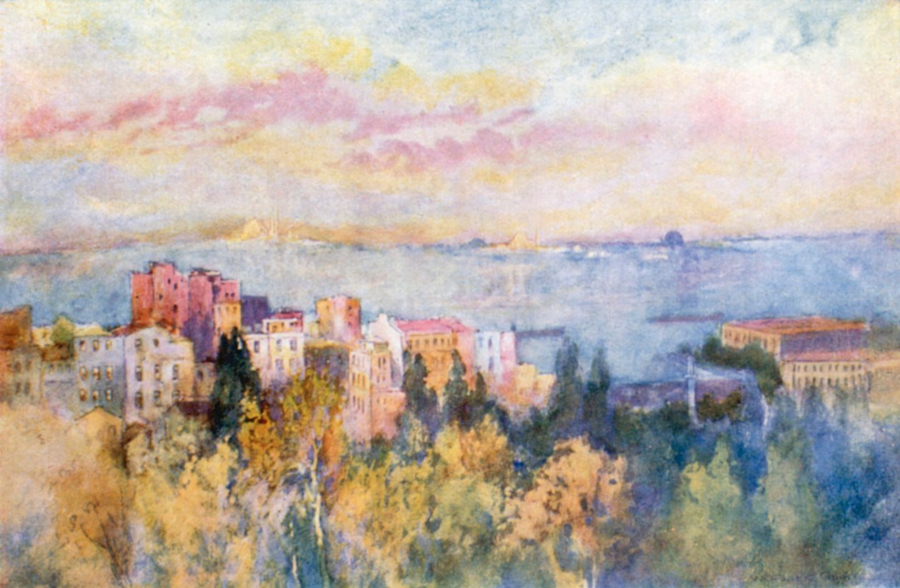 Goldenes Horn, früher Morgen von Warwick (after) Goble