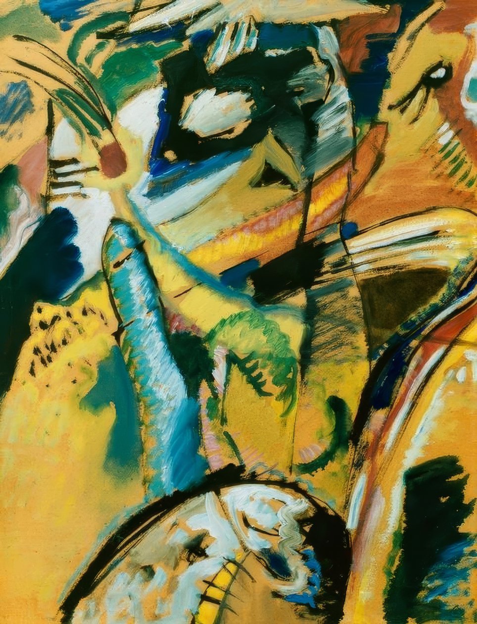 Kleine Studie zu dem Wandbild für Edwin R. Campbell Nr. 3 von Wassily Kandinsky