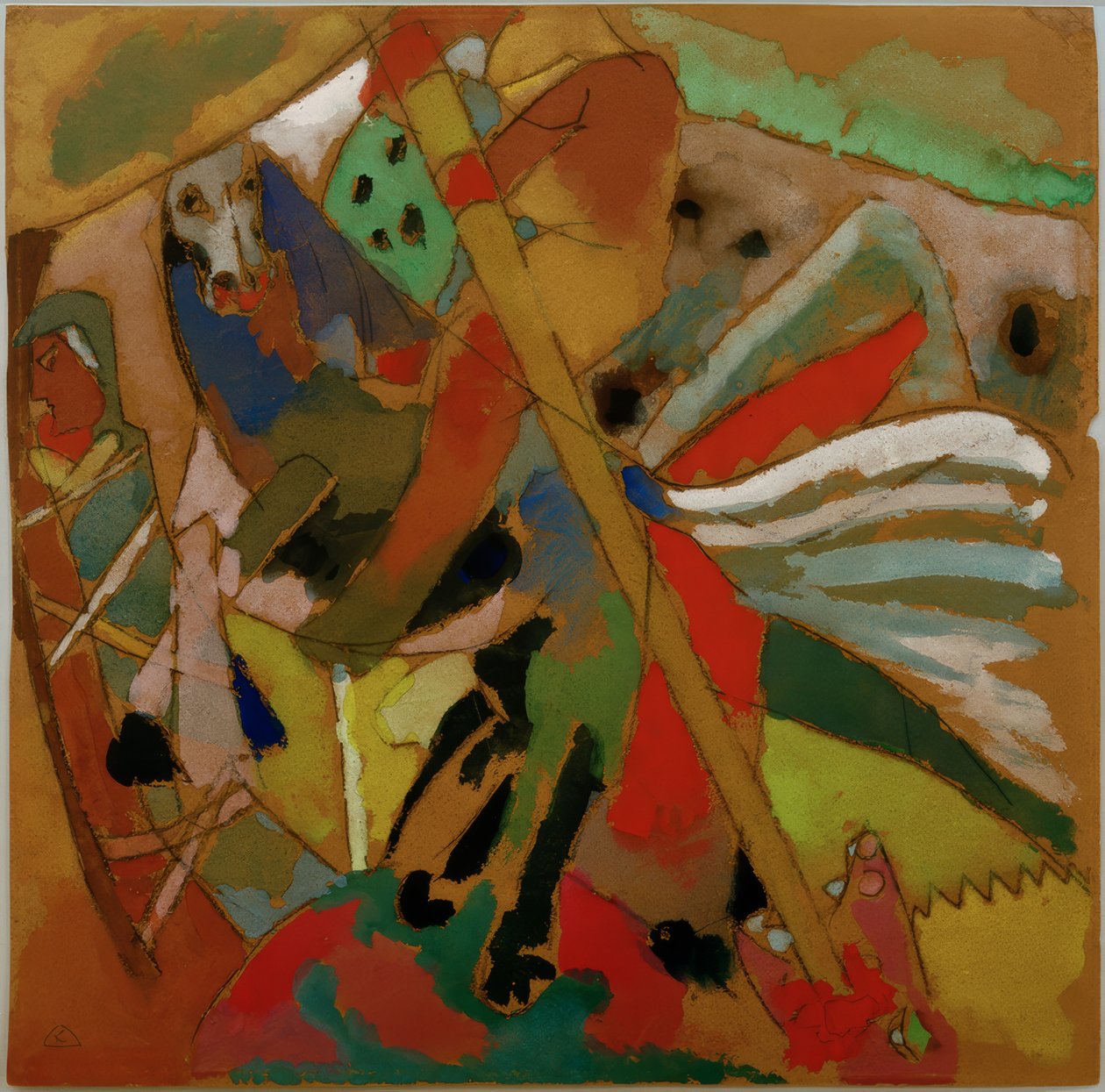 St. Georg II von Wassily Kandinsky