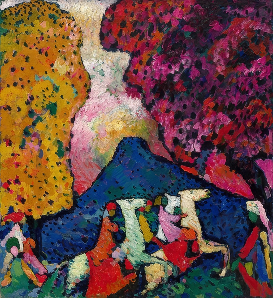 Der blaue Berg von Wassily Kandinsky: Kunstdruck kaufen