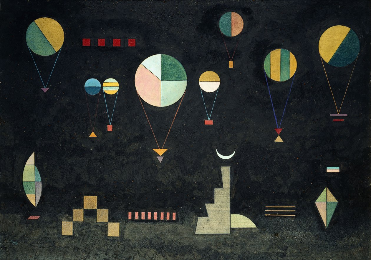 Flach-Tief von Wassily Kandinsky: hochwertiger Kunstdruck
