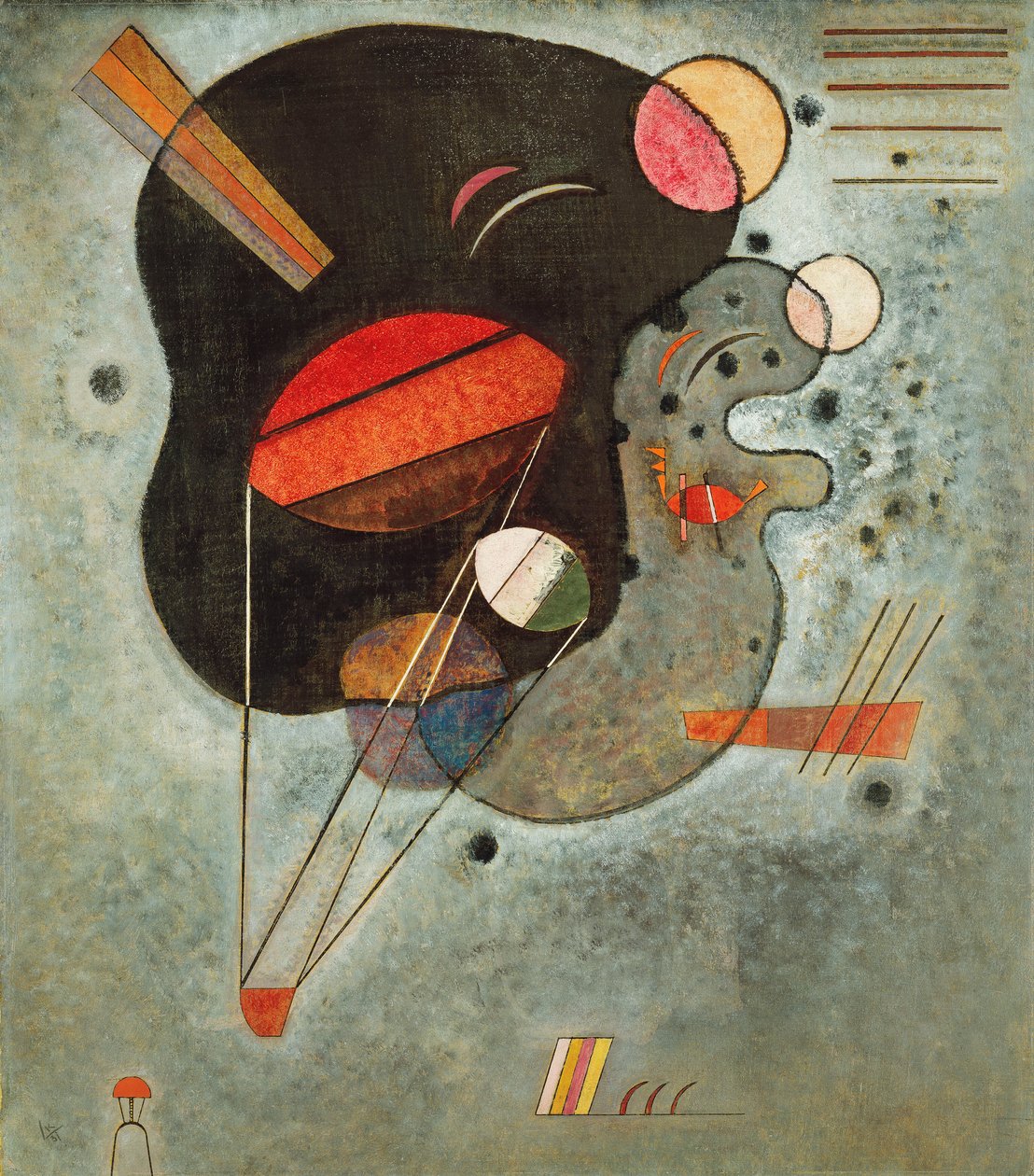 Schwebender Druck von Wassily Kandinsky