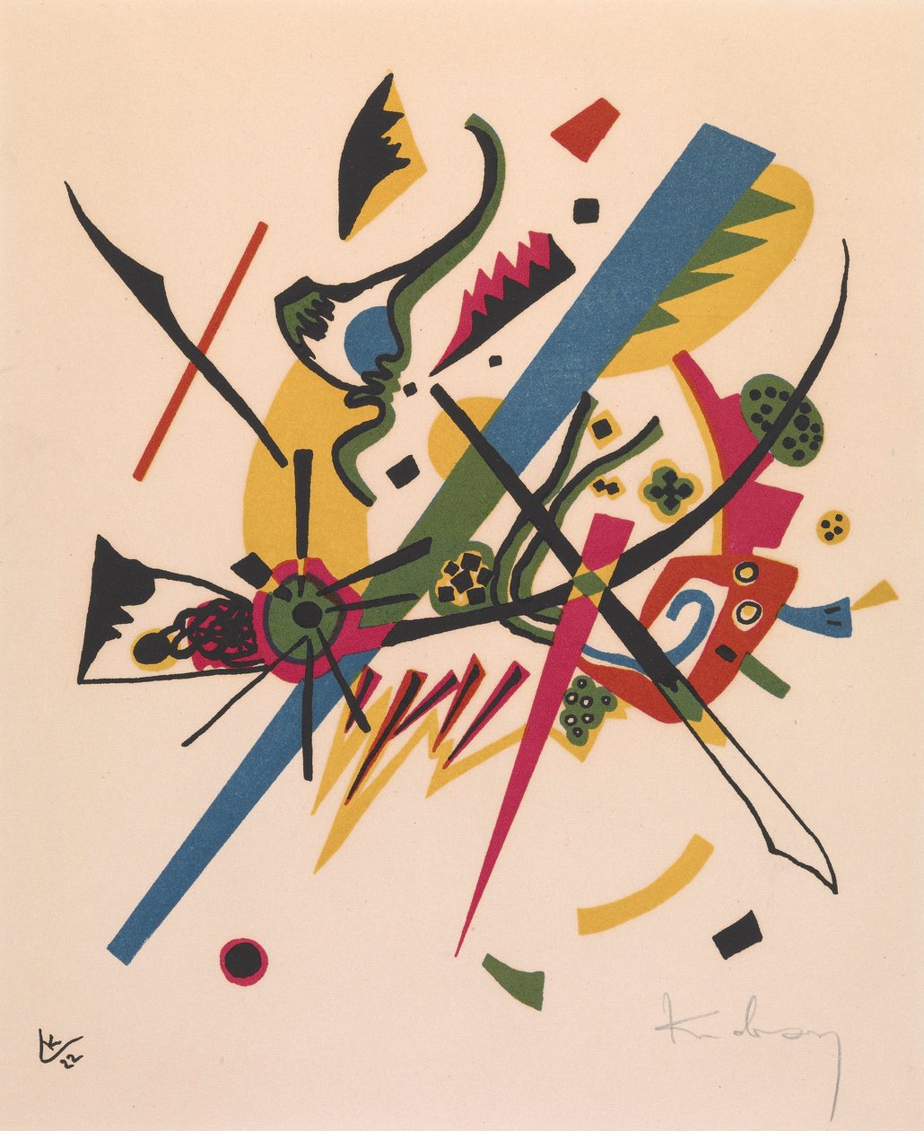 Kleine Welten I von Wassily Kandinsky