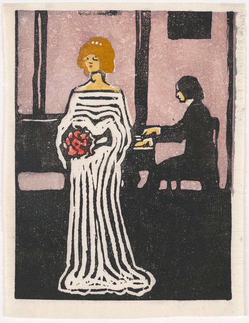 Sängerin (Zweiter Zustand) von Wassily Kandinsky