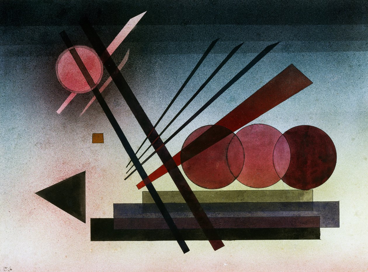 Schwebende Kraft von Wassily Kandinsky