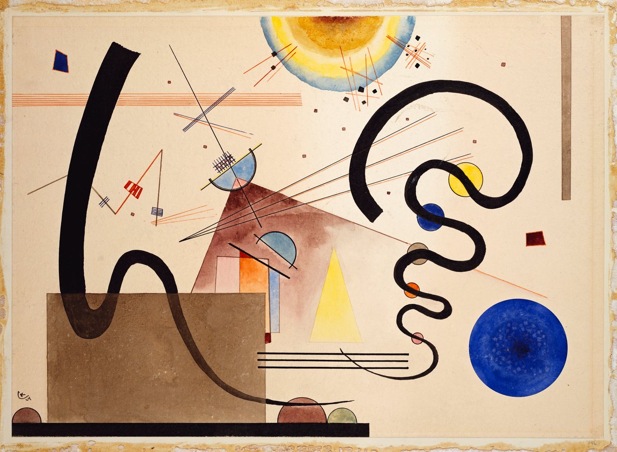Zwei Bewegungen von Wassily Kandinsky