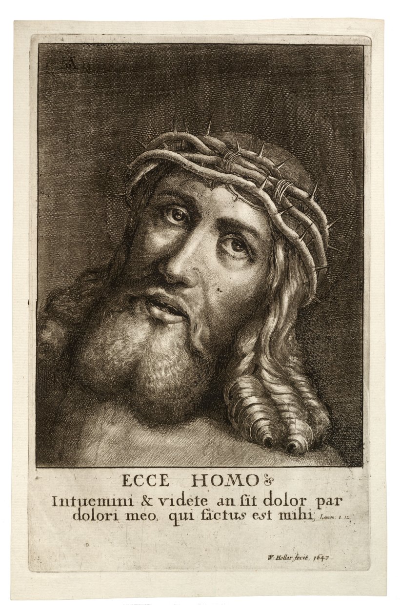 Ecce Homo. Zustand 2 von Wenceslaus Hollar