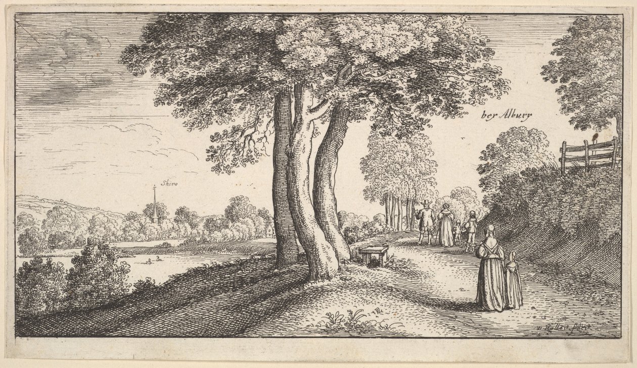 Albury, 1625-77 von Wenceslaus Hollar