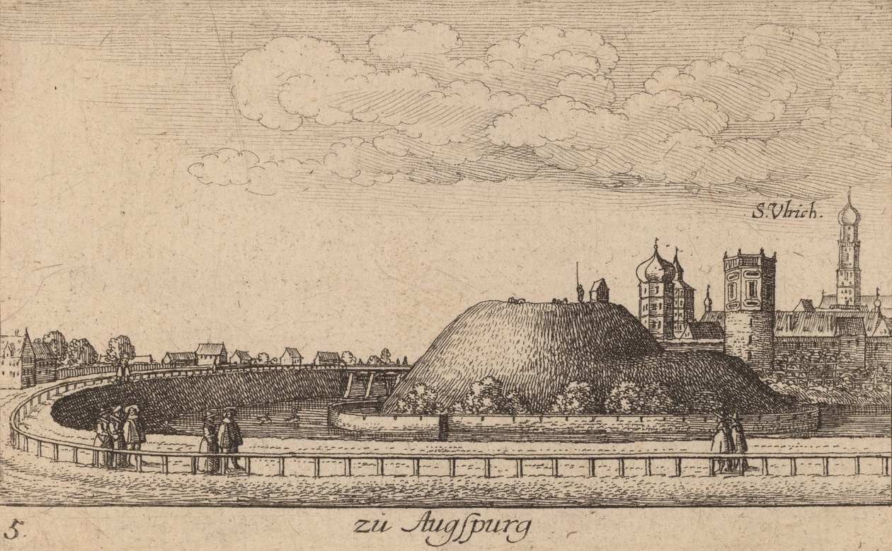 Augsburg, 1635 von Wenceslaus Hollar