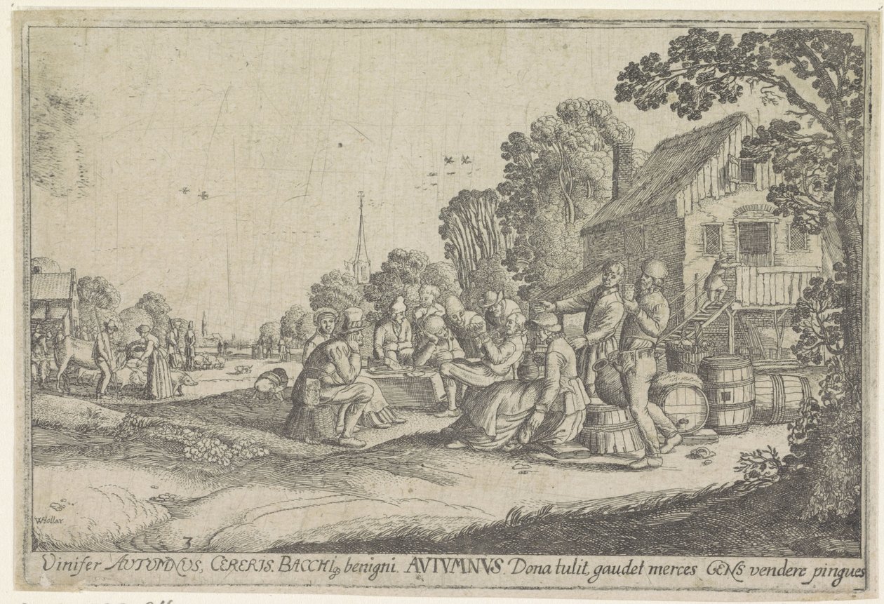 Herbst Die vier Jahreszeiten (Serientitel) von Wenceslaus Hollar