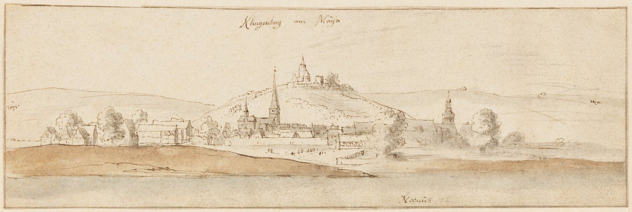 Klingenberg am Main von Wenceslaus Hollar