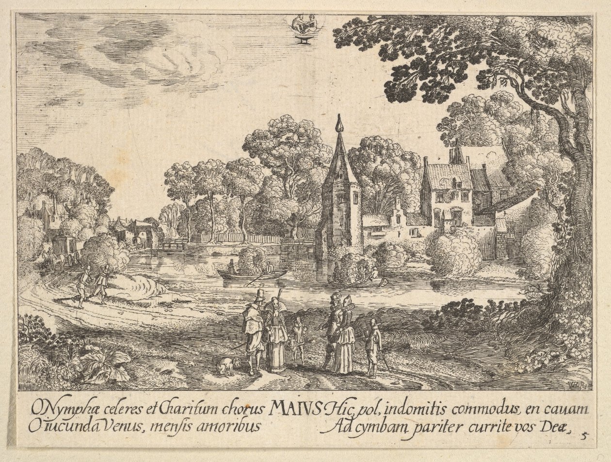 Mai, 1628-29 von Wenceslaus Hollar