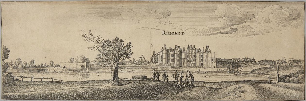 Richmond Park von Wenceslaus Hollar