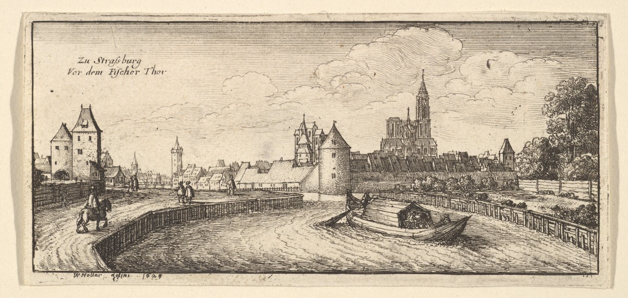 Straßburg, 1663-65 von Wenceslaus Hollar