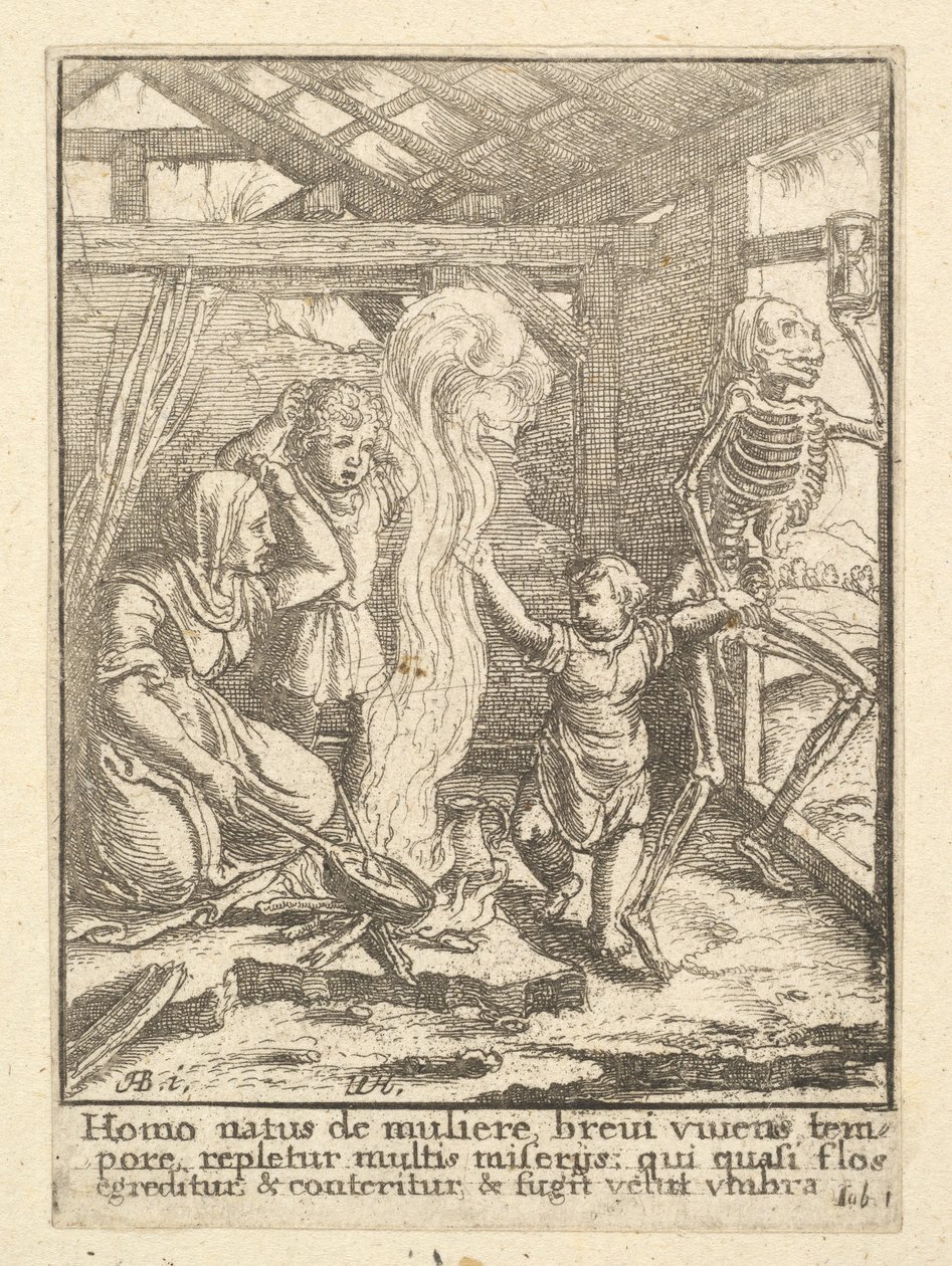 Das Kind aus dem Totentanz von Wenceslaus Hollar